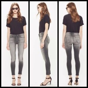 💕MOTHER💕 High Waisted Looker Skinny Jeans Gray